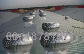 Pemasangan Turboair Turbine Ventilator proyek 73